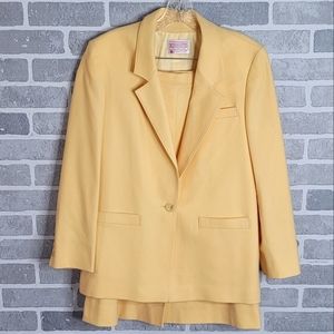 Pendleton Yellow Skirt Set